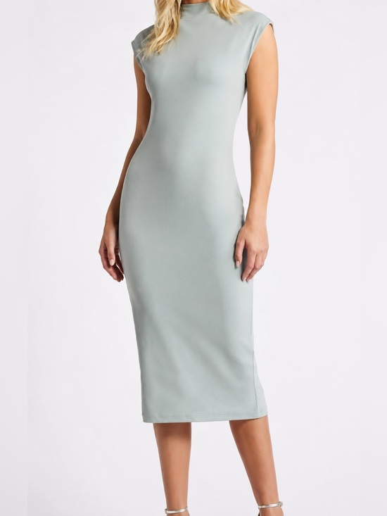 Open Edit Dresses & Skirts - Open Edit smooth edit funnel neck midi dress, small